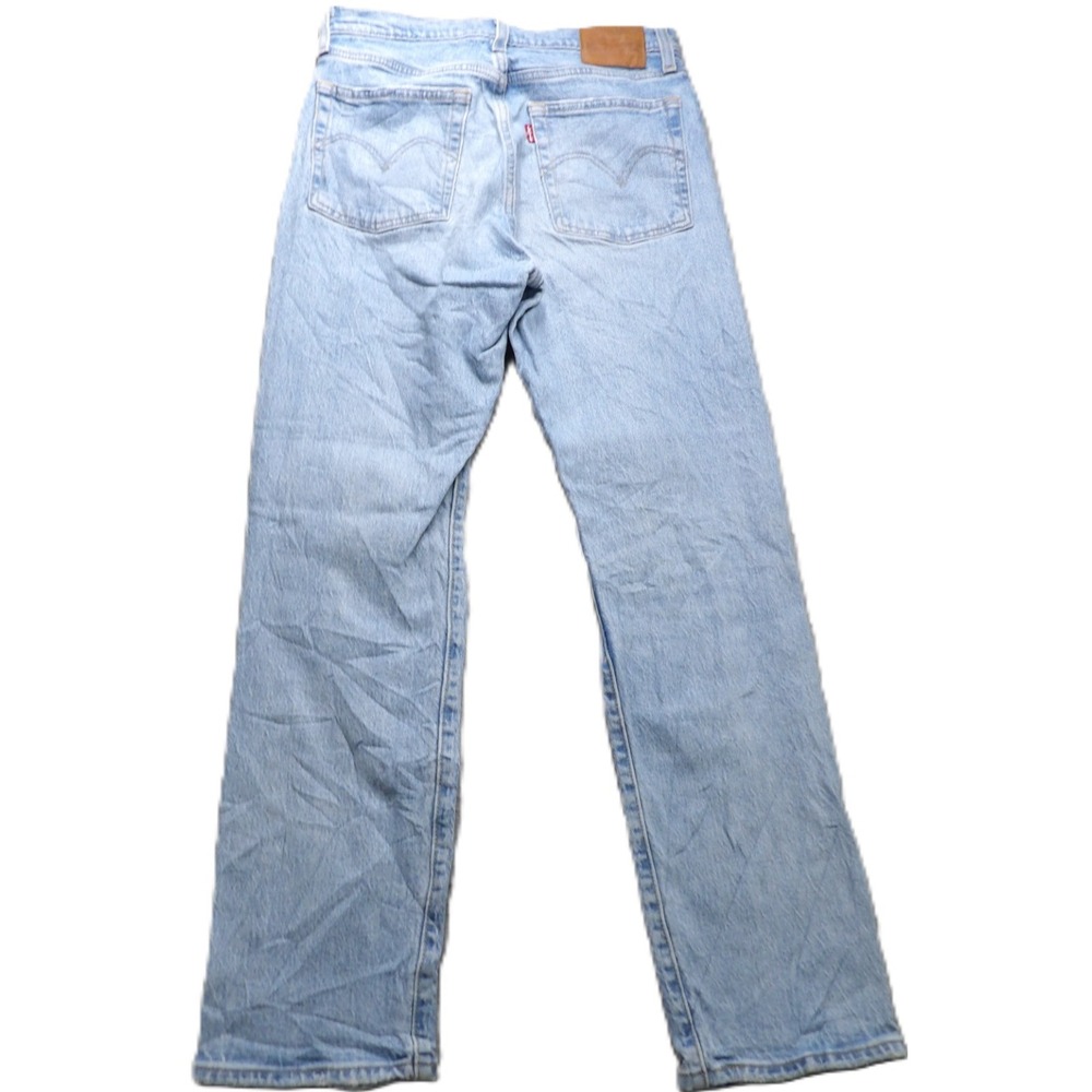 Levis Premium Wedgie Straight Jeans Women 26x28 Light Wash Denim Ankle High Rise